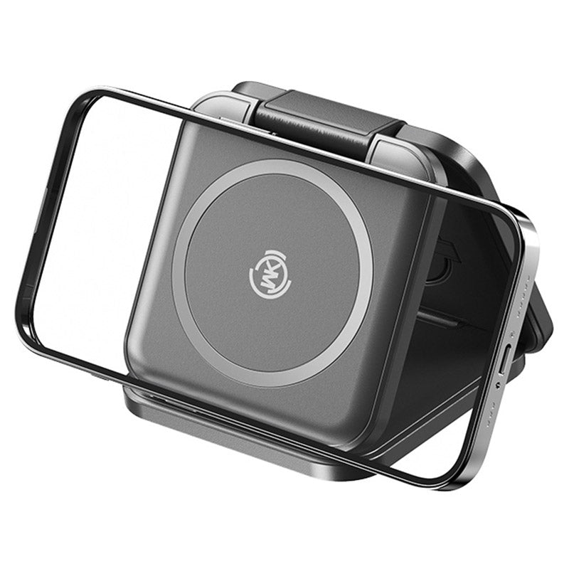 WEKOME WP-U174 3-in-1 15W Foldable Wireless Charger Phone Watch Earphone Charging Dock WEKOME WP-U174 3-in-1 15W Foldable Wireless Charger Phone Watch Earphone Charging Dock
